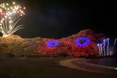 2020 TLC Creative Projection Mapped Mountain Show Playa Event