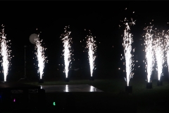 white sparkle fountains by TLC