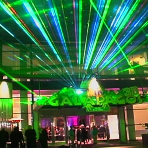 Lasers by TLC Creative light up a gala