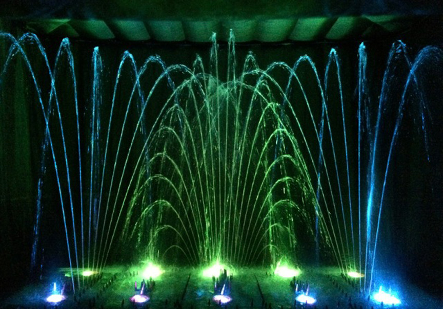 water fountain show