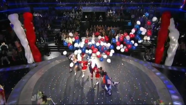 Balloon and Air effects by TLC Creative on Americas Got Talent