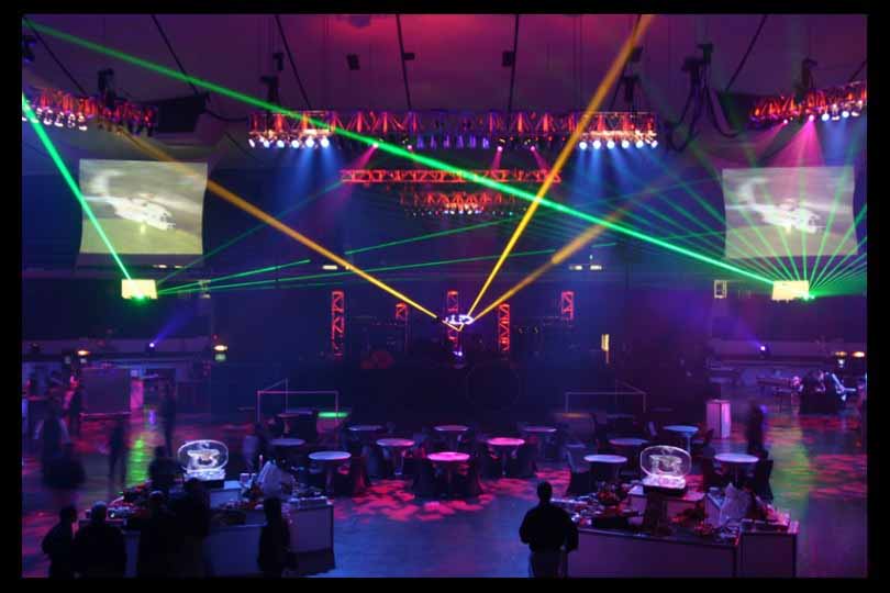 Laser corporate event TLC